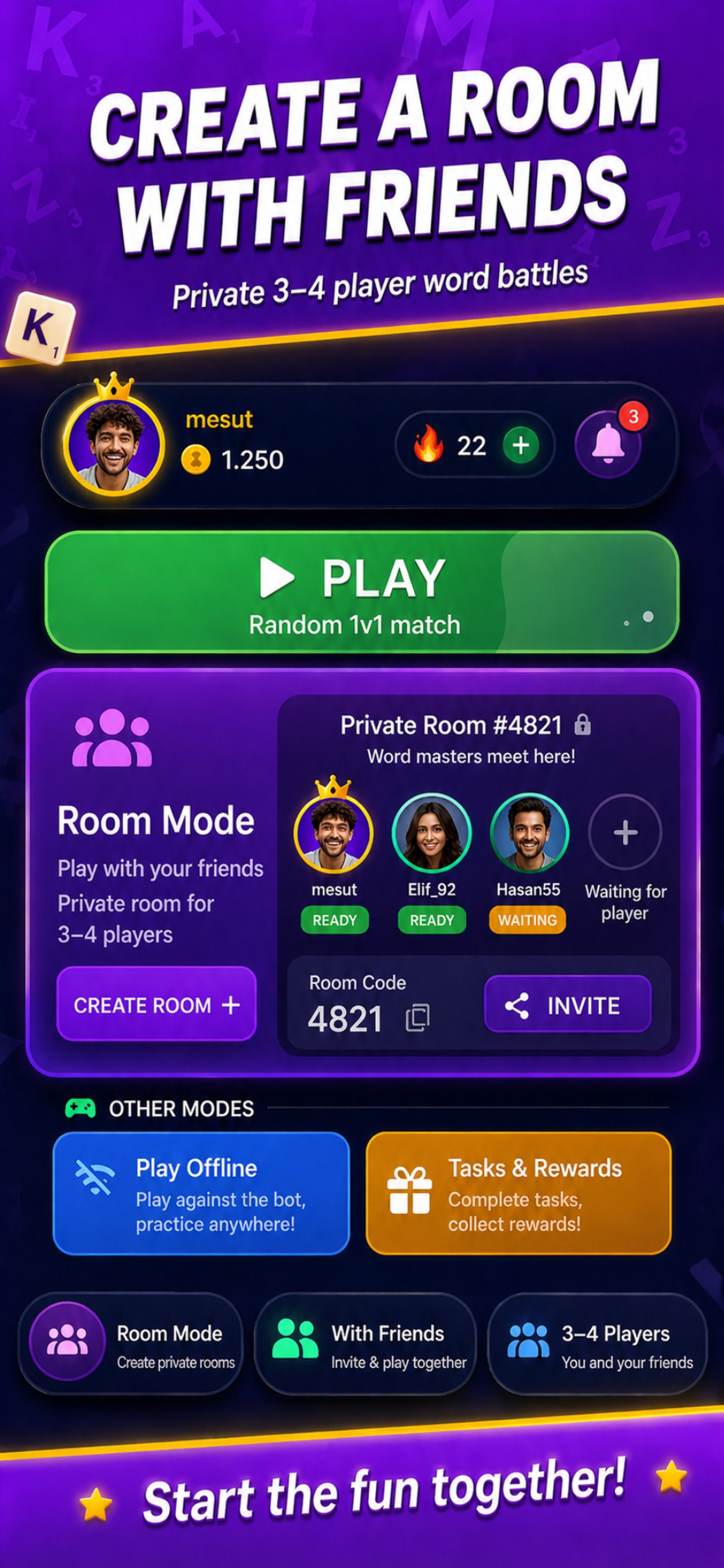 KeliMax Room Mode with Friends