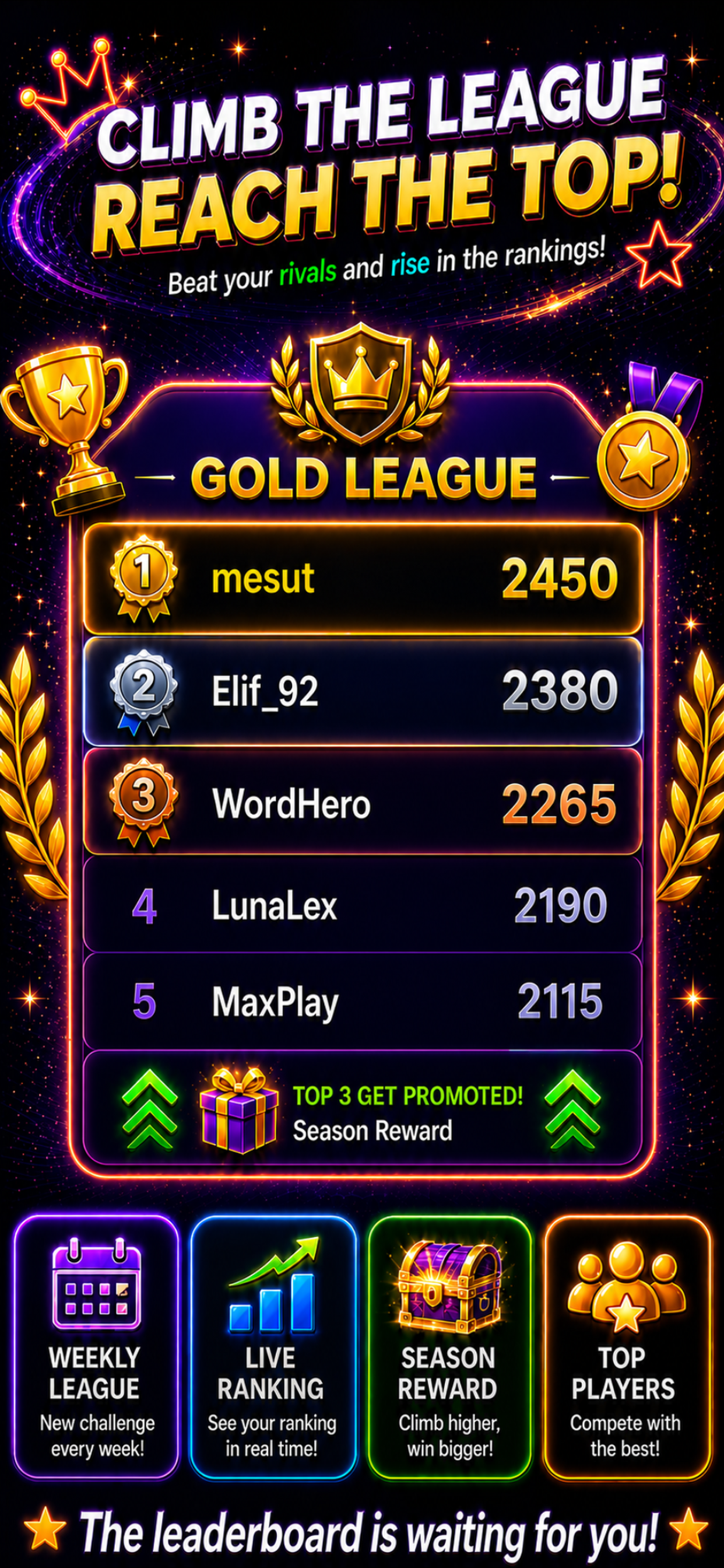 KeliMax League System