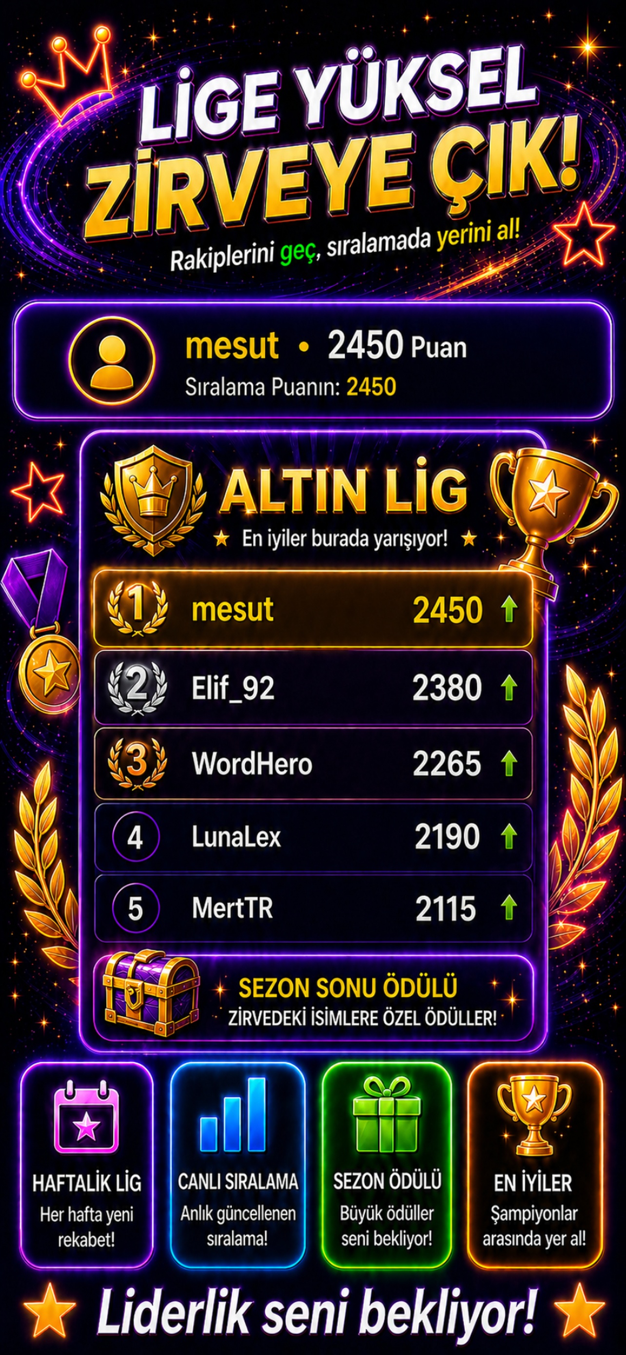 KeliMax Lig Sistemi
