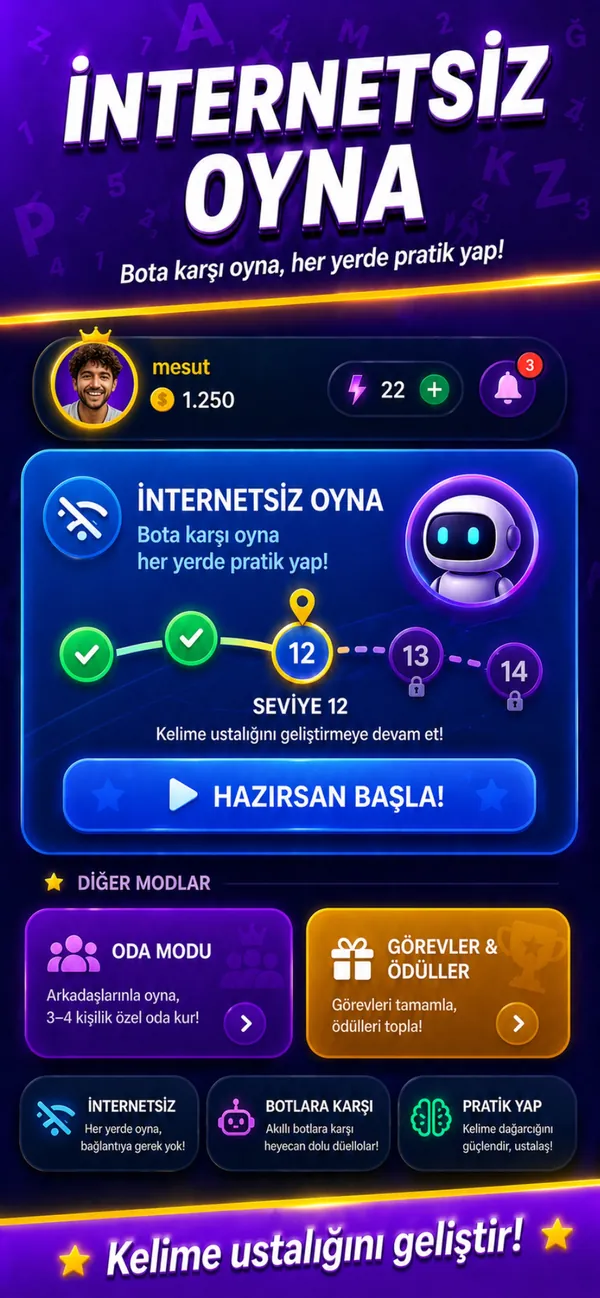 İnternetsiz Oyna